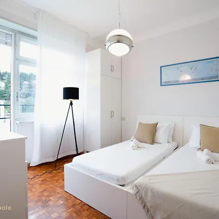 شقة Center Apartment, Sea View & Terrace سانريمو